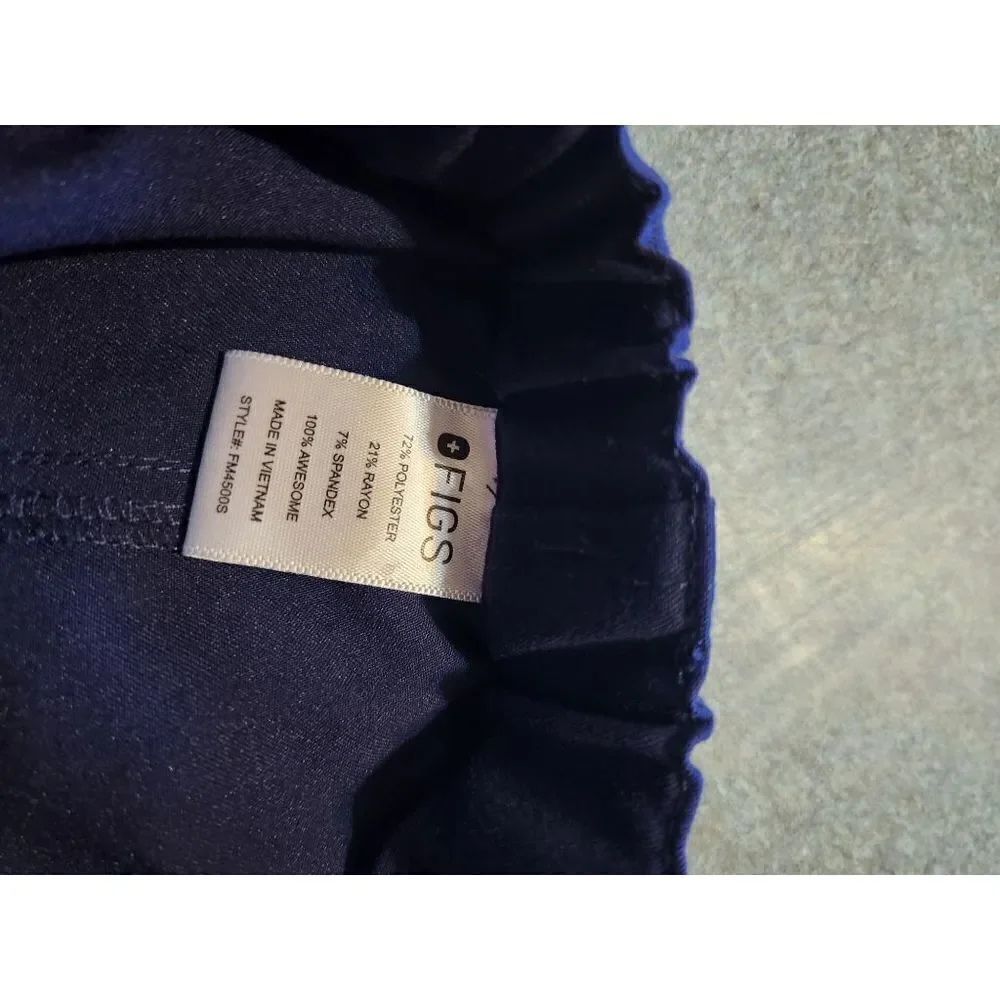 FIGS Technical Pisco Basic Scrub Pants Navy Blue Stretch Men's sz Small